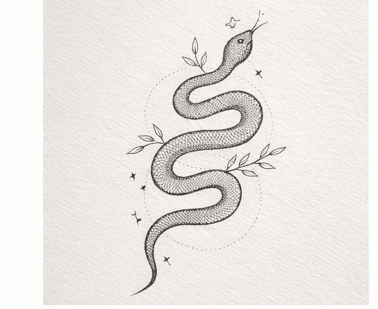 Tattoo reference sketch