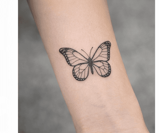 Butterfly tattoo example
