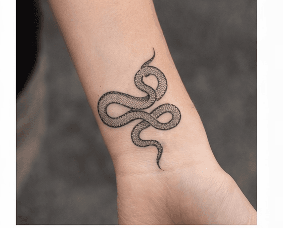 Snake tattoo example