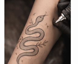 Matched tattoo example